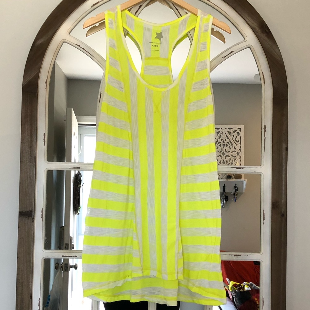 Racer back tunic tank top
